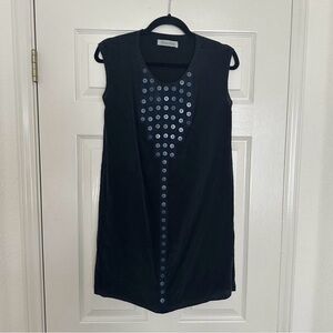 Geren ford studded silk dress xs